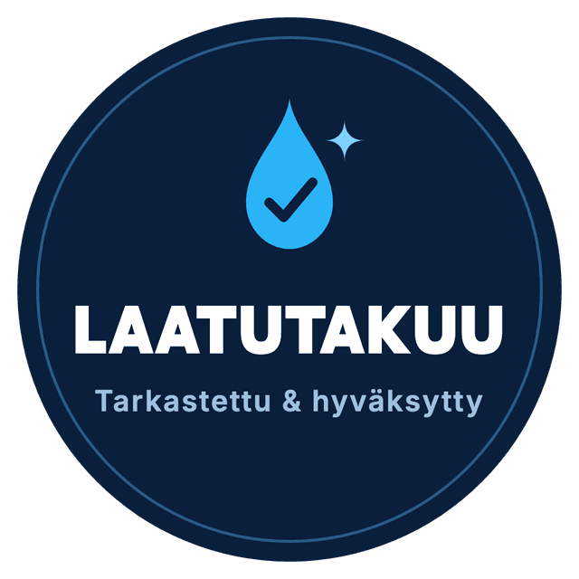 Laatutakuu — tarkastettu ja hyväksytty